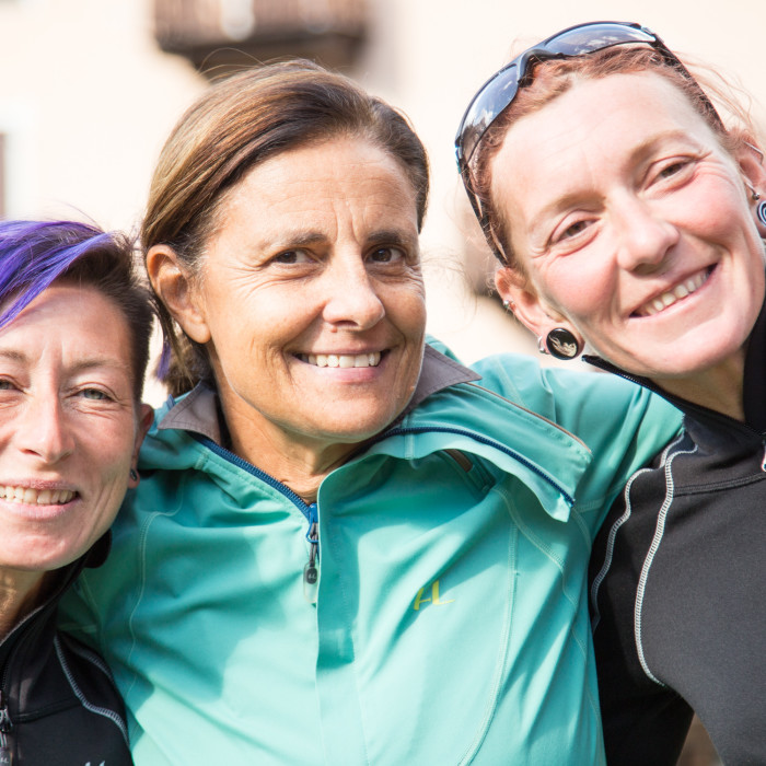 Ferrino Women Team alla partenza dell’Adamello Ultra Trail